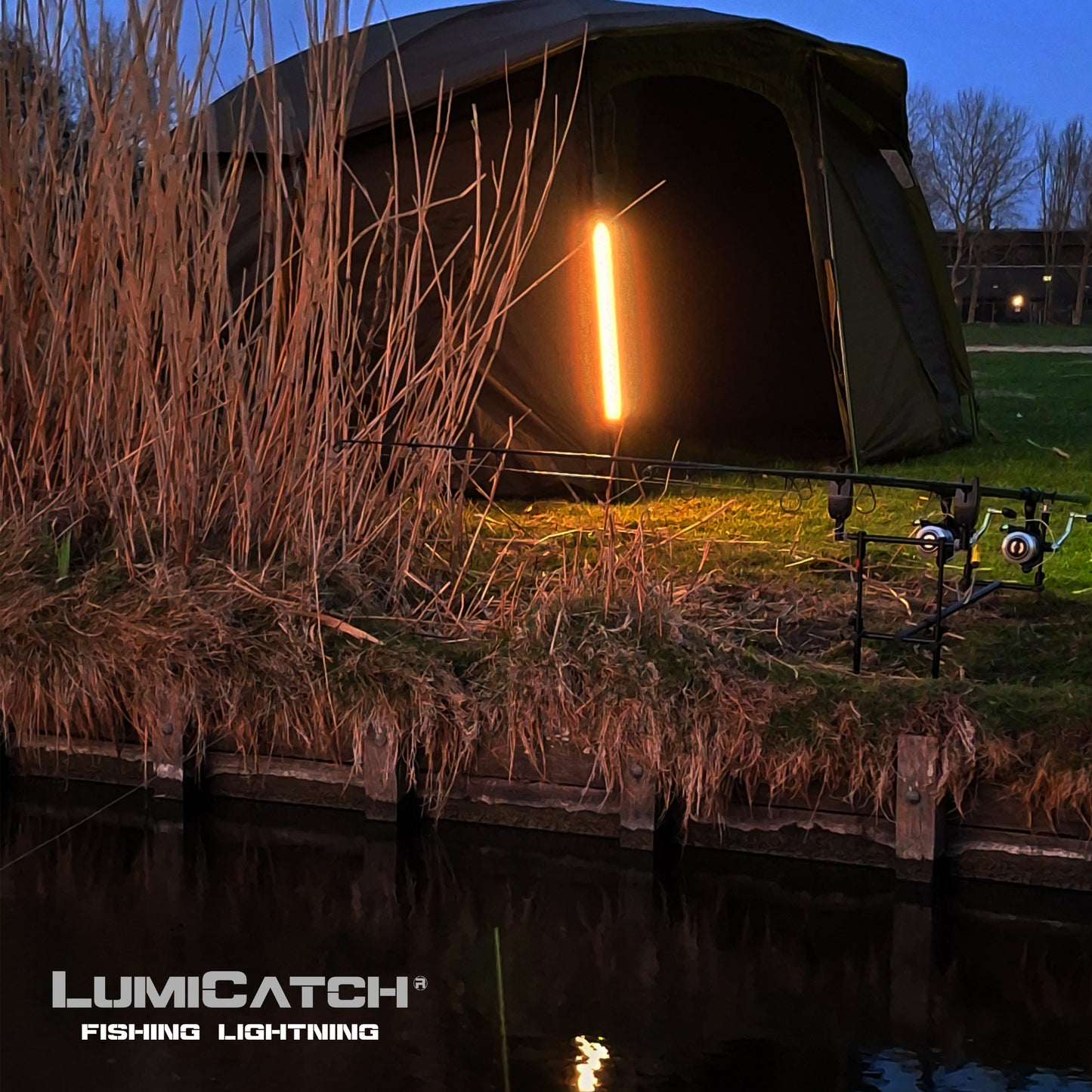 LumiCatch Basis – Slimme Lamp voor nachtvissen - App en Powerbankfunctie