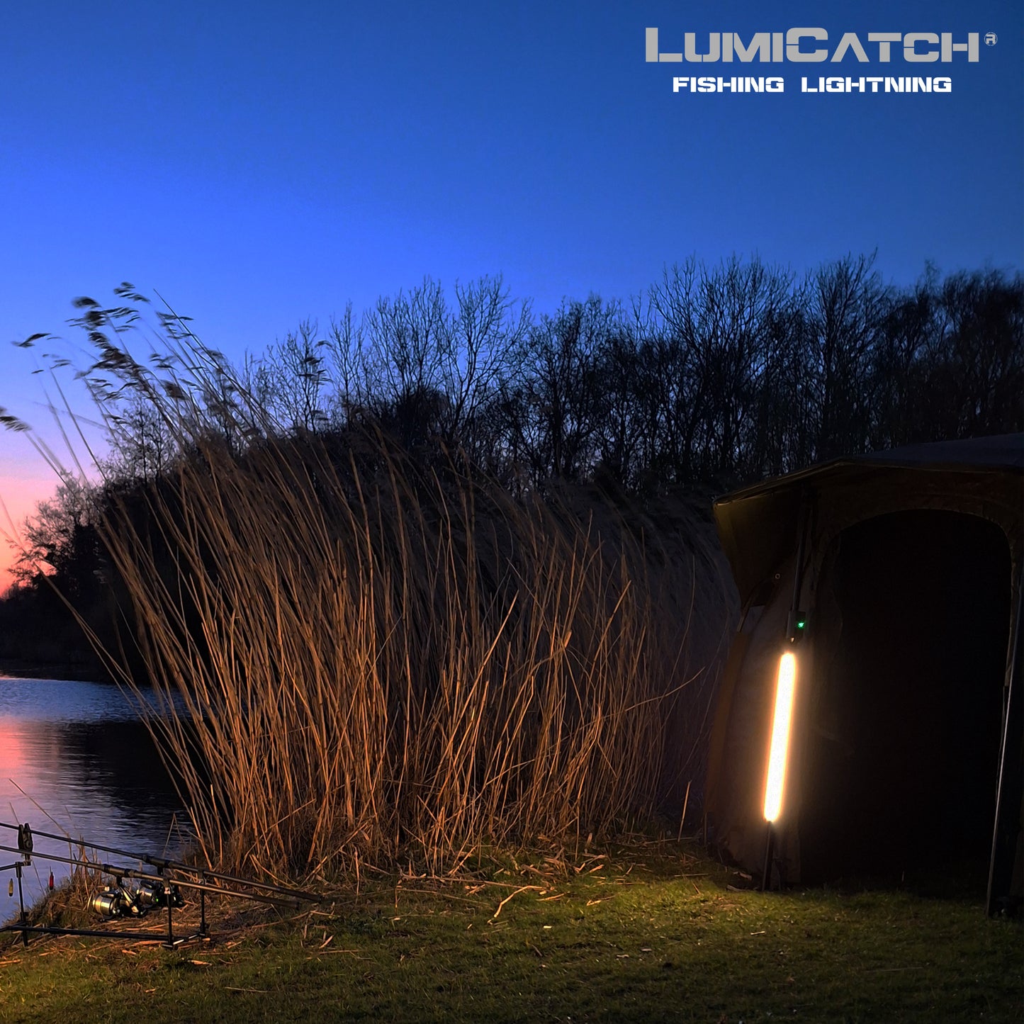 LumiCatch Basis – Slimme Lamp voor nachtvissen - App en Powerbankfunctie