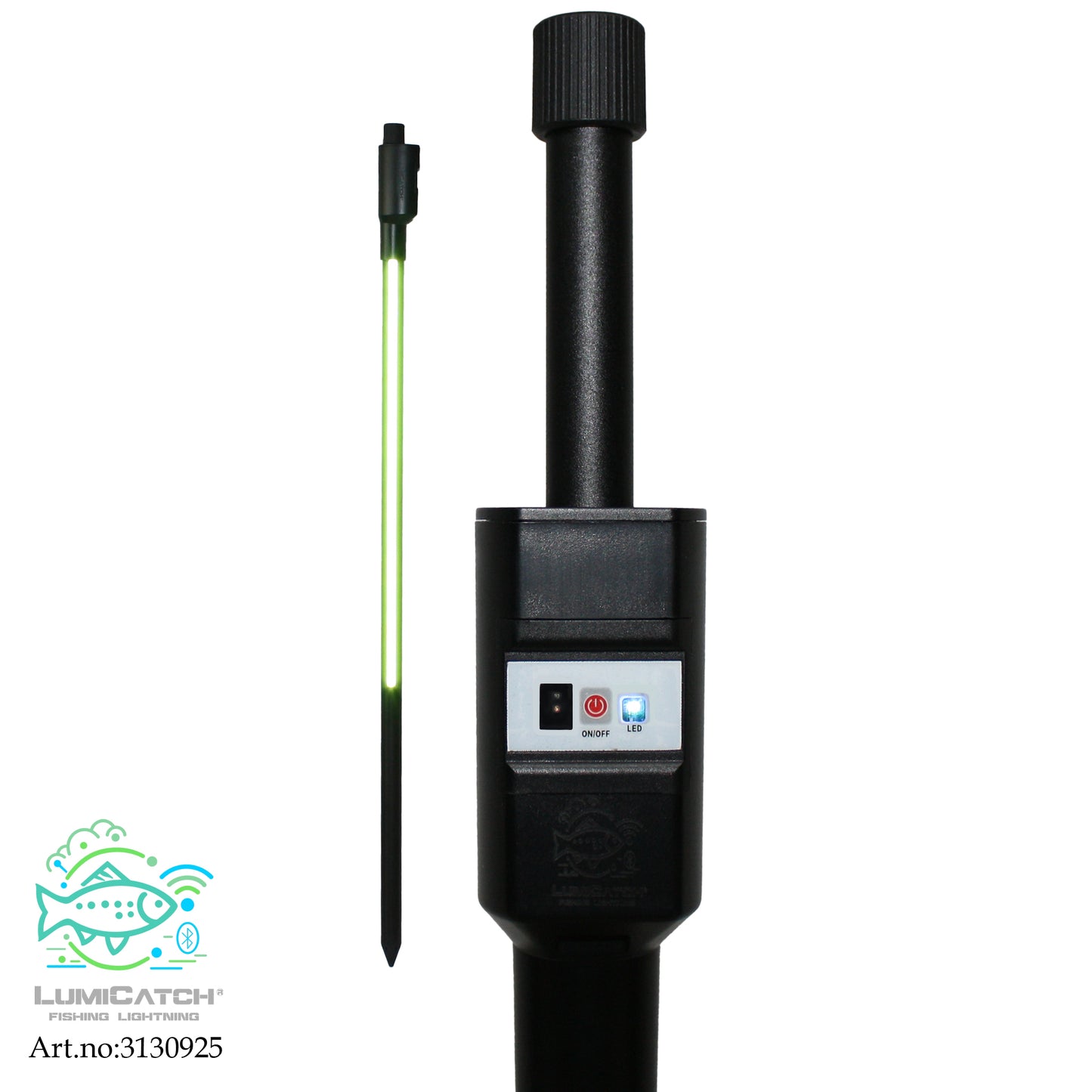 LumiCatch Support BuzzOff - Extra Anti muggen Lamp – Muggenwerende Buitenlamp met Groen Licht